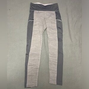 Athleta fleece lined leggings with pockets